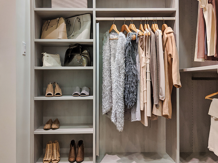 Organizing a hallway linen closet